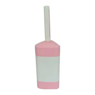 Plastik Elegant Muhafazalı Tuvalet Klozet Fırça Takımı Karışık Renk ZP-150