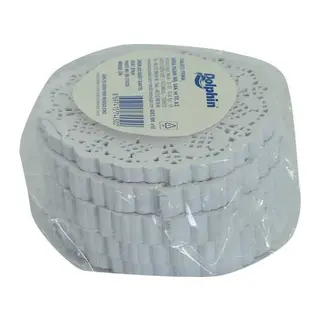 Kağıt Bardak Altlığı 9 Cm Dantel Desenli Beyaz 500 1 Paket