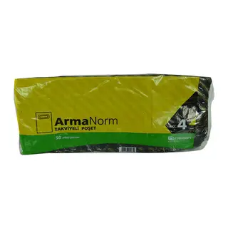 ArmaNorm Takviyeli Çanta Poşet Desen Renk 40X50 50 Adet No:4