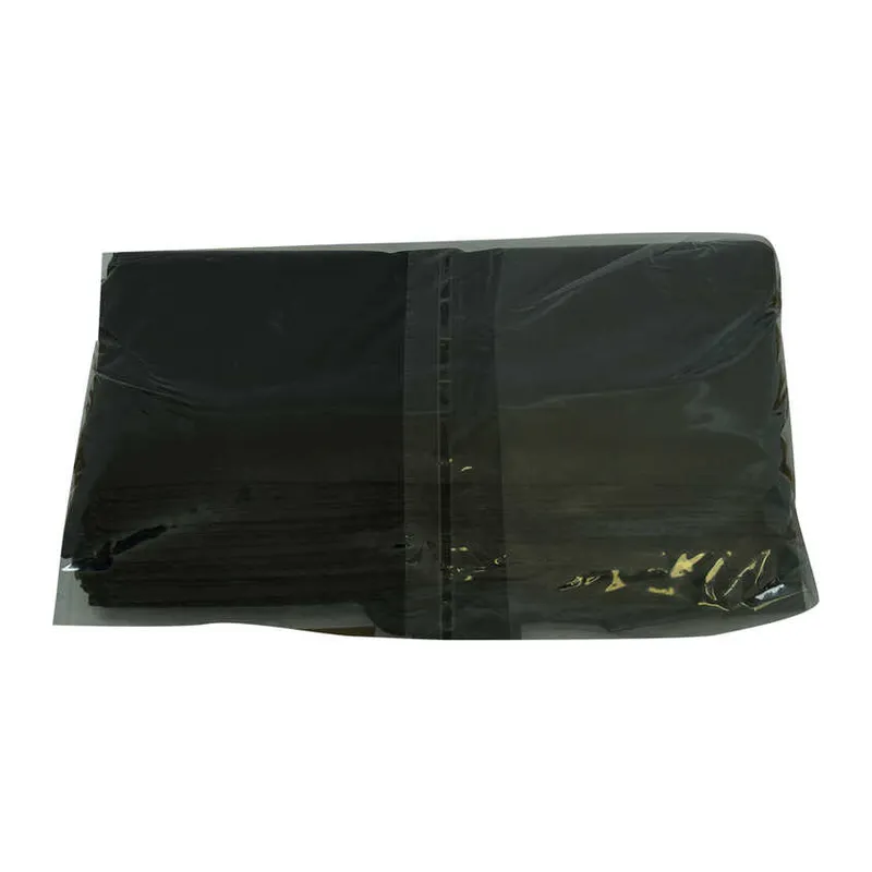 Orta Boy Atlet Geri Dönüşüm Granül Çanta Poşet 47X27 Cm Kalın Siyah 1000 Gr 1 Paket