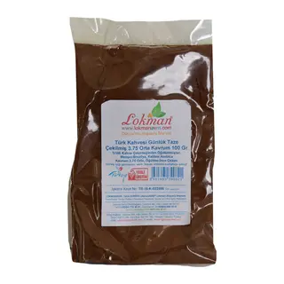 Türk si Günlük Taze Çekilmiş 3.75 Orta Krum 100 Gr Paket