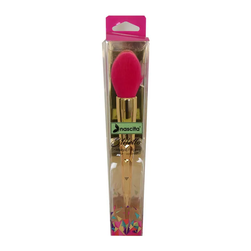 Profesyonel Stiletto Allık ve Pudra Makyaj Fırçası - 242 Blush And Powder Brush