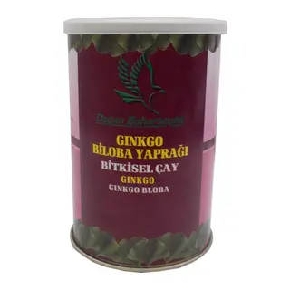 Doğal Ginkgo Biloba Yaprağı 100 Gr Teneke Kutu