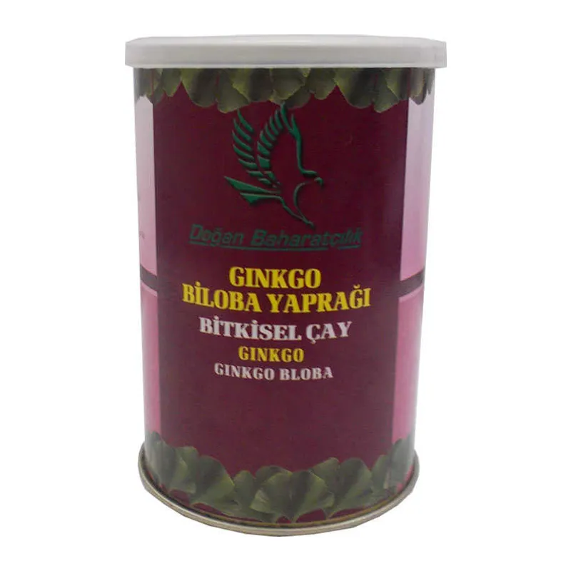 Doğal Ginkgo Biloba Yaprağı 100 Gr Teneke Kutu