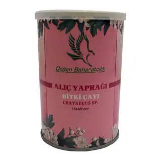 Alıç Yaprağı Doğal Teneke Kutu 100 Gr