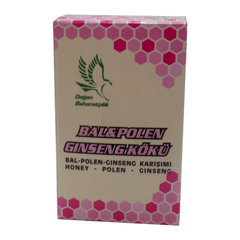 Bal Polen Ginsengli Karışım Cam Kanoz 230 Gr