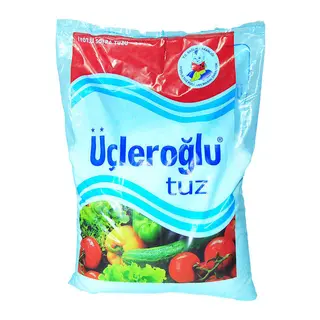 Yemeklik İyotlu Öğütülmüş Kalın Sofra Tuzu 1500 Gr