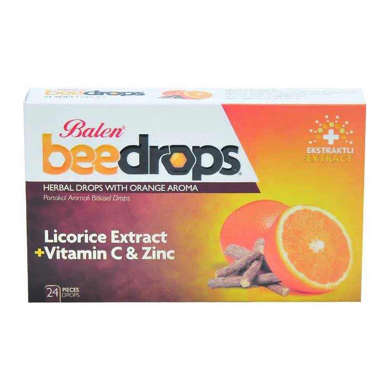 Portakal Aromalı sel Drops 24Adet