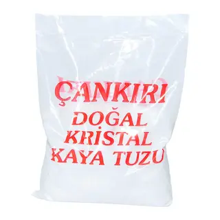 Yemeklik Doğal Kristal Kaya Tuzu Öğütülmüş Çankırı Beyaz 1000 Gr