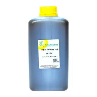 Kabak Çekirdeği Yağı Pet Bidon 1000 Gr