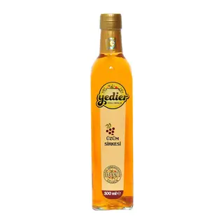 Doğal Fermantasyon Katkısız İçilebilir Üzüm Sirkesi Cam Şişe 500 ML