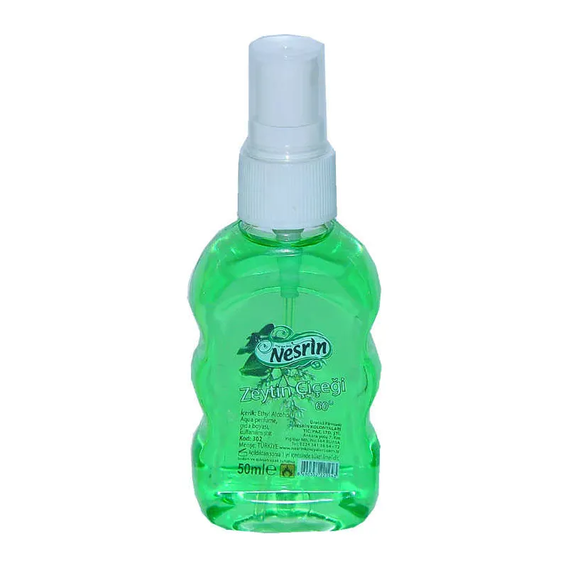 Zeytin Çiçeği Kolonyası 60 Derece Pet Şişe Sprey 50 ML