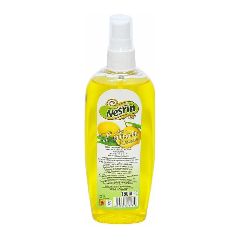 Limon Kolonyası Sprey 80 Derece Pet Şişe 160 ML