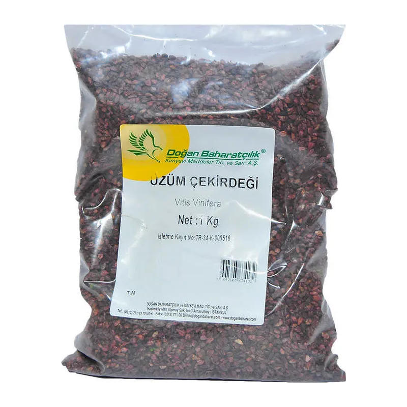 Üzüm Çekirdeği Tane Doğal 1000 Gr Paket