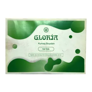 Kumaş Boyası Tam Yeşil 10 Gr Paket