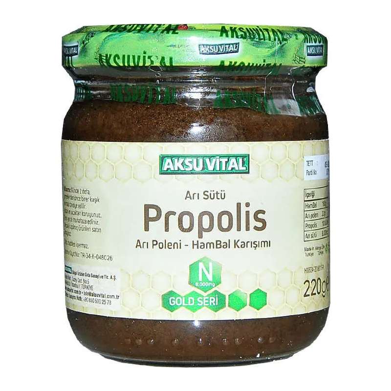 Arı Sütü Propolis Polen Bal Karışımı 220 Gr