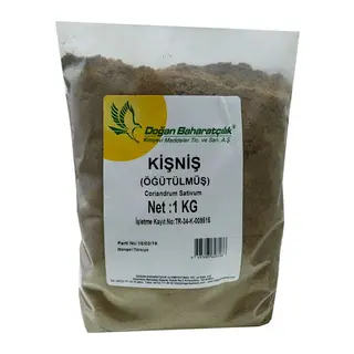 Kişniş Doğal Öğütülmüş 1000 Gr Paket