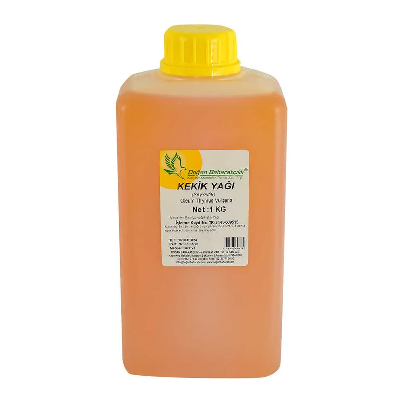 Kekik Yağı (Seyreltik) Pet Bidon 1000 Gr