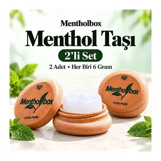 Taşı 6 Gram X 2 Adet - Spa ve Masaj Mentolü