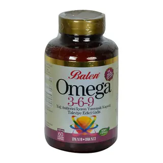 Omega 3-6-9 1585 Mg x 60 Yumuşak EPA-18 DHA-12