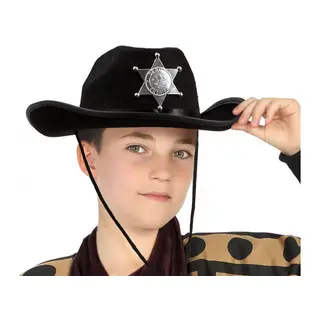 Çuk Kovboy sı Sheriff sı Siyah Renk