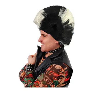 Mohican Mo Punk Peruk - 70 li 80 li Yıllar Peruk Model 5