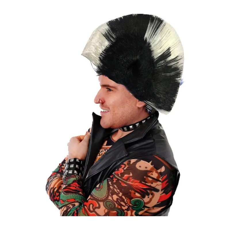 Mohican Mo Punk Peruk - 70 li 80 li Yıllar Peruk Model 5