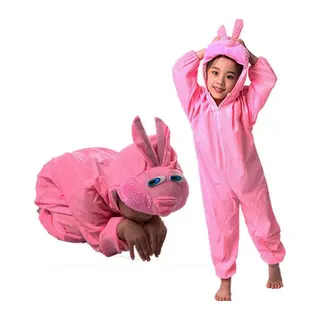 Çuk Tşan Kostümü Pembe Renk 4-5 Yaş 100 cm