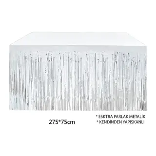 Metalize Masa Eteği 275x75 cm – Kendinden Yapışkanlı
