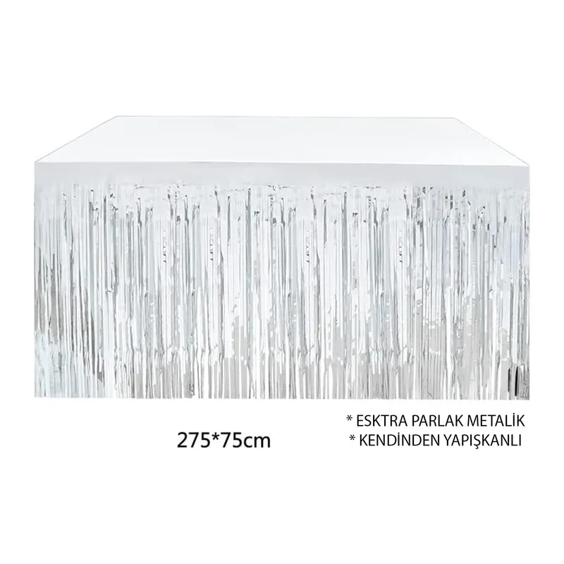Metalize Masa Eteği 275x75 cm – Kendinden Yapışkanlı