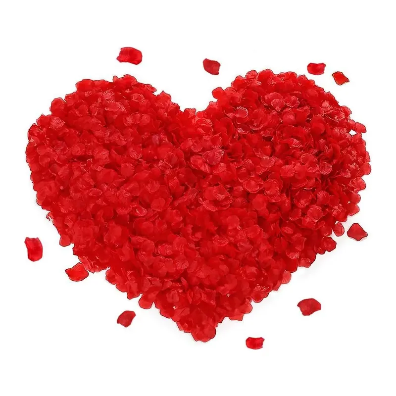 Kırmızı Renk Yaprağı Şekilli Konfeti – 5 Paket 500 Adet