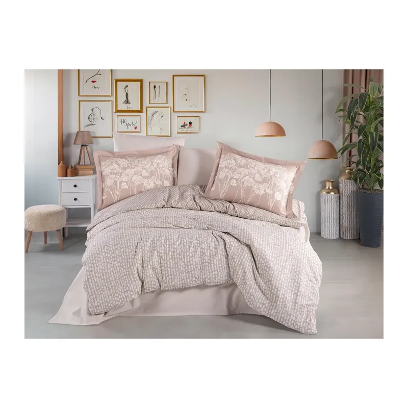 Çift Kişilik Poplin Nev Velura Latte