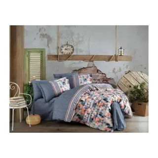 Kingsize Poplin Nev Arella Oranj