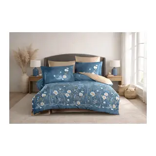 Çift Kişilik Poplin Nev Parlin Aqua