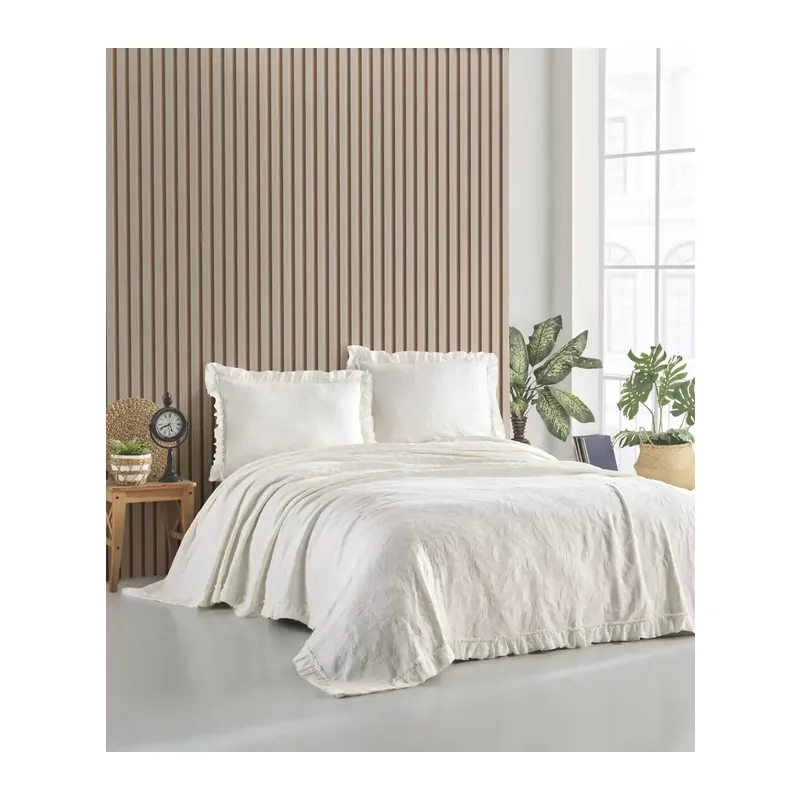 Şaheser Home Collection Yatak Örtüsü Çift Kişilik İlda