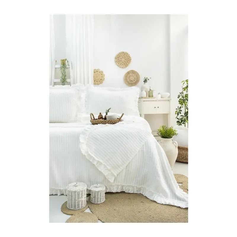 Şaheser Home Collection Yatak Örtüsü Çift Kişilik Marta