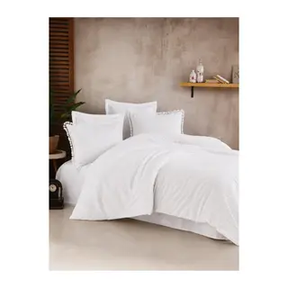 Butik Nev Takımı Çift Kişilik Estina V6 Beyaz