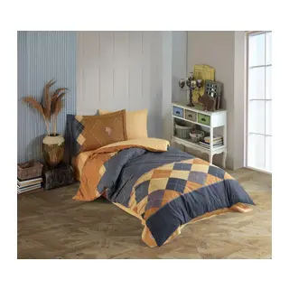 Tek Kişilik Poplin Nev Takımı Carilla Sarı