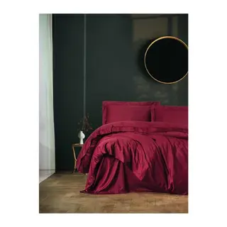 Tek Kişilik Saten Nev Takımı Elegante Bordo