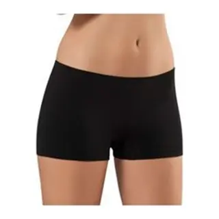 Siyah Dikişsiz Kadın Boxer Korse - Renkli / L