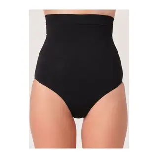 Siyah Kadın Dikişsiz Slip Korse - Renkli / L