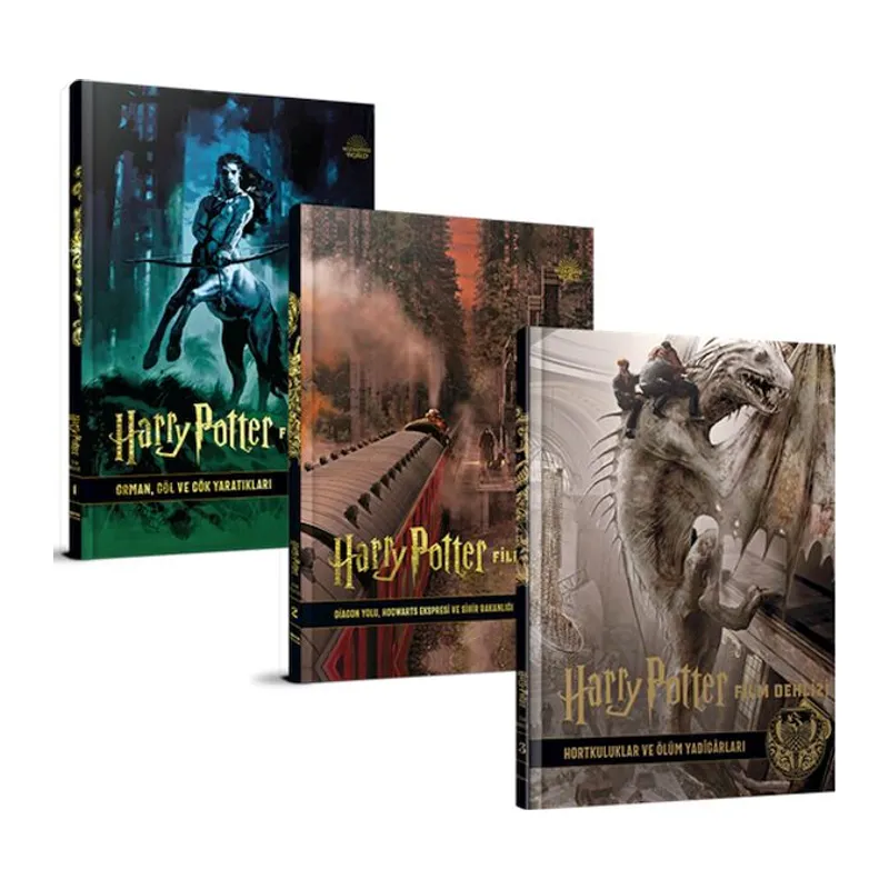 Harry Potter Film Dehlizi Serisi 3 Takım (Karton Kapak)