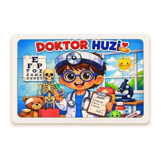 Doktor H - 24 Parça Ahşap Puzzle