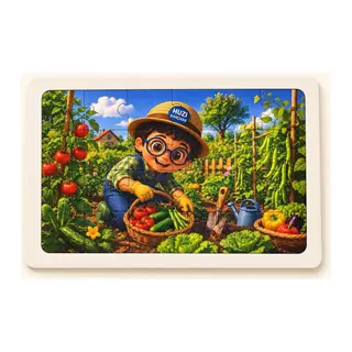 Bahçıvan H - 24 Parça Ahşap Puzzle