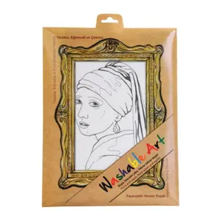 Funny Mat - Johannes Vermeer Gırl Wıth A Pearl Earrıng 25 X 35 Cm