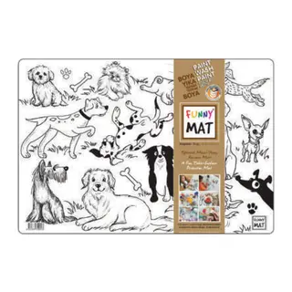 Funny Mat - Köpekler 33,5x48cm