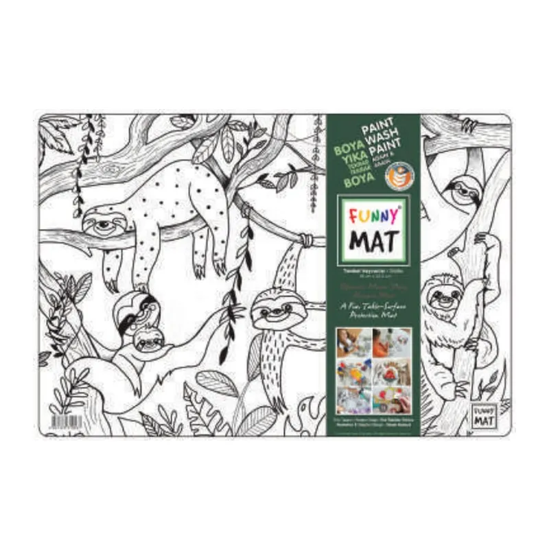 Funny Mat - Tembel Hayvanlar 33,5x48cm