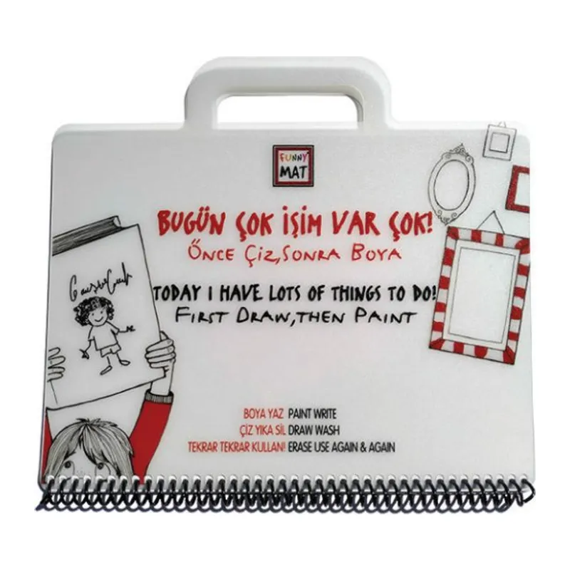 Funny Mat Mini Set - Bugün Çok İşim Var Çok!
