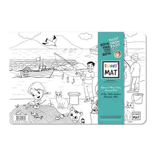 Funny Mat Küçük çılar / Little Fishers 25 x 35 cm