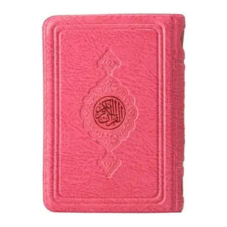 Cep Boy Kur'an-ı Kerim (Pembe, Kılıflı, Mühürlü)